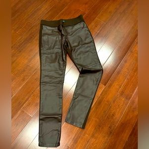 Ralph Lauren Pleather leggings sz 6